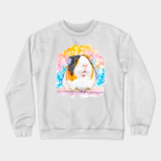 The watercolor guinea pig Crewneck Sweatshirt